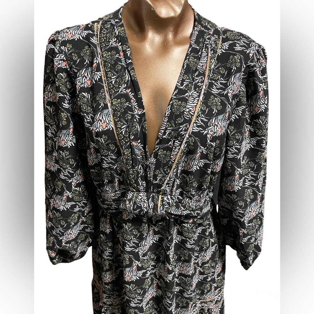 Max Studio Floral Crepe Dress